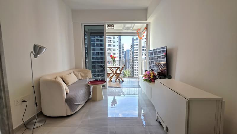 High Park Residences, 31 Fernvale Road, 2 Bedrooms, 635 sqft, Condominium For Rent, by Kai Ng, 500222539 - Living Room - PropertyGuru.com.sg