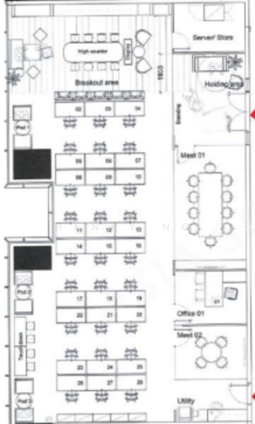 Asia Square Tower 1, 8 Marina View, 2,788 sqft, Office For Rent, by Henry Ng, 500222550 - CommercialGuru.com.sg