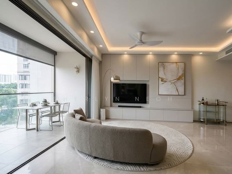 Dairy Farm Residences, 6 Dairy Farm Lane, 3 Bedrooms, 1,141 sqft, Condominium For Sale, by Sherlyn Neoh, 500222551 - Living Room - PropertyGuru.com.sg