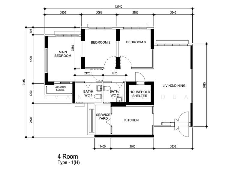 478B Yishun Street 44, 478B Yishun Street 44, 3 Bedrooms, 1,001 sqft, HDB Flat For Sale, by Evangeline Dua, 500222553 - PropertyGuru.com.sg