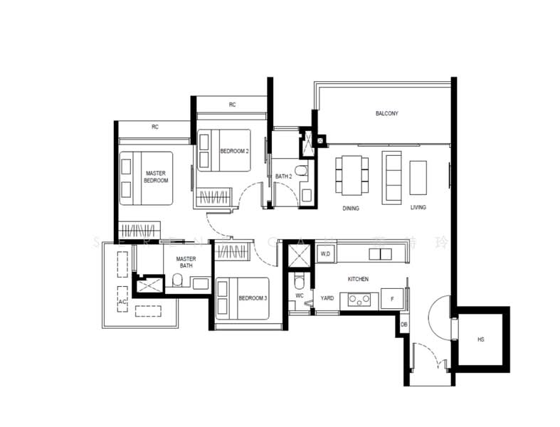 Kassia, 31 Flora Drive, Changi Airport / Changi Village, 3 Bedrooms, 1,055 sqft, Condominium For Sale, by Serene Gan 顏詩玲, 500222590 - PropertyGuru.com.sg