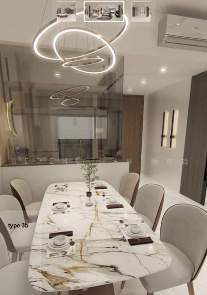 Kassia, 31 Flora Drive, Changi Airport / Changi Village, 3 Bedrooms, 1,055 sqft, Condominium For Sale, by Serene Gan 顏詩玲, 500222590 - Dining Room - PropertyGuru.com.sg