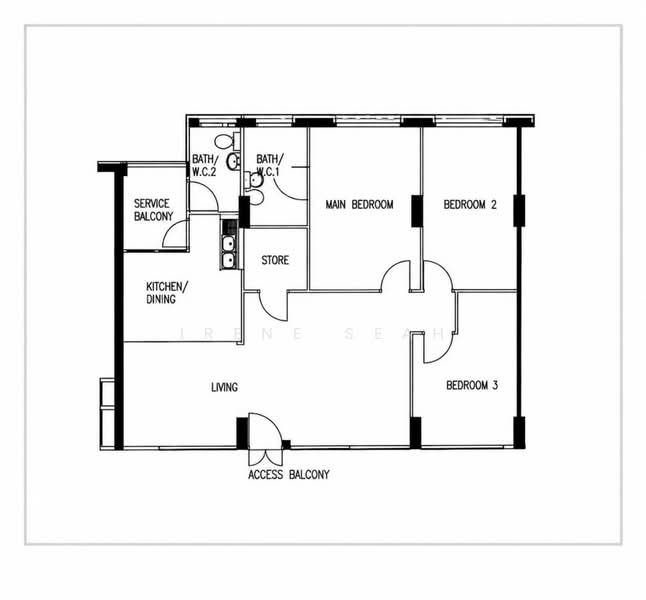 316 Tampines Street 33, 316 Tampines Street 33, 3 Bedrooms, 1,161 sqft, HDB Flat For Rent, by Irene Seah, 500222607 - PropertyGuru.com.sg