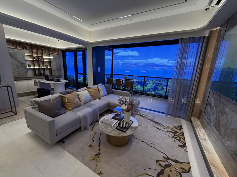 Vela Bay, 1 Bayshore Walk, 3 Bedrooms, 1,033 sqft, Condominium For Sale, by Michael Chin 陈俊雄, 500222610 - Living Room - PropertyGuru.com.sg