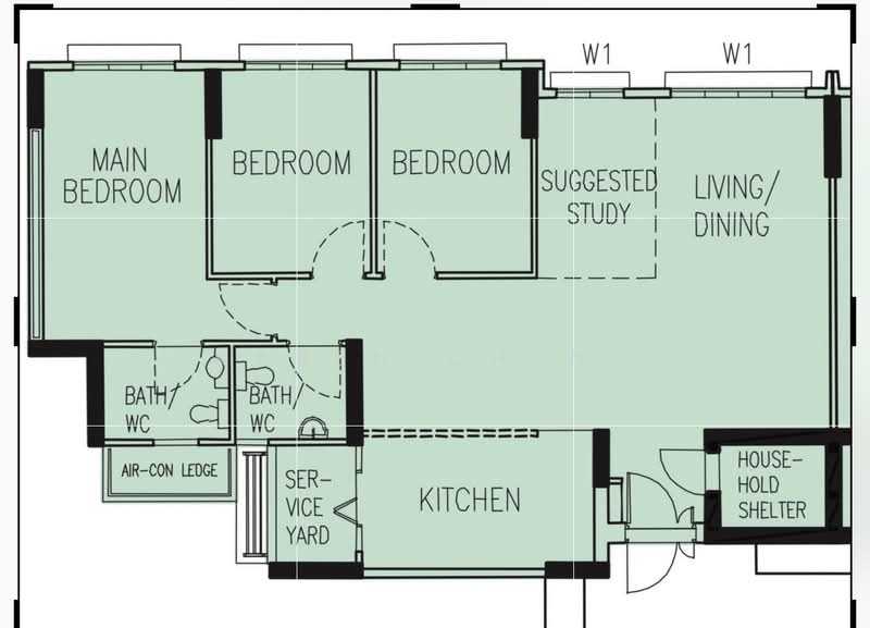 676C Yishun Ring Road, 676C Yishun Ring Road, 3 Bedrooms, 1,216 sqft, HDB Flat For Sale, by Karen Cheng, 500222647 - PropertyGuru.com.sg