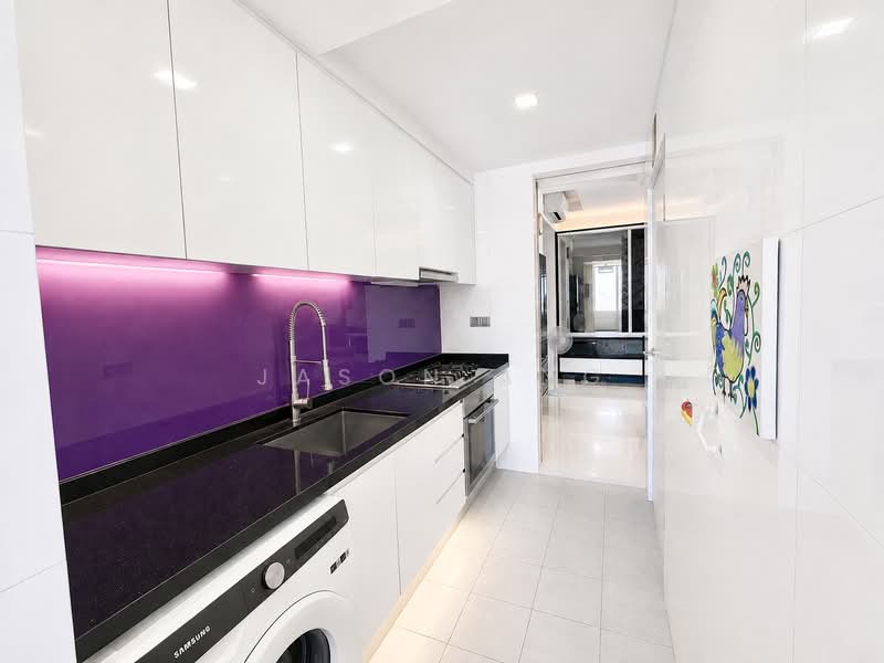 One Amber, 1 Amber Gardens, 2 Bedrooms, 958 sqft, Condominium For Sale, by Jason Ang, 500222650 - Kitchen area - PropertyGuru.com.sg