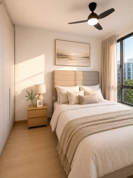 Treasure at Tampines, 1 Tampines Lane, 2 Bedrooms, 657 sqft, Condominium For Rent, by Andrew Yek, 500222665 - Bedroom - PropertyGuru.com.sg