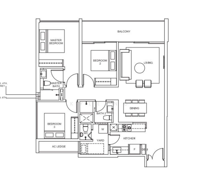The Venue Residences and Shoppes, 14 Tai Thong Crescent, 3 Bedrooms, 1,130 sqft, Condominium For Sale, by Kyle Ng, 500222677 - PropertyGuru.com.sg