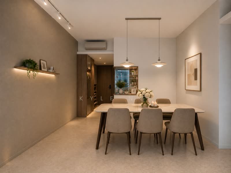 The Venue Residences and Shoppes, 14 Tai Thong Crescent, 3 Bedrooms, 1,130 sqft, Condominium For Sale, by Kyle Ng, 500222677 - Dining Room - PropertyGuru.com.sg