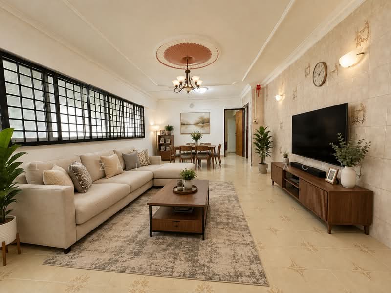 JURONG EAST AVENUE 1, Jurong East Avenue 1, 3 Bedrooms, 1,119 sqft, HDB Flat For Sale, by Lai Zhi Ping (Jack), 500222697 - Living Room - PropertyGuru.com.sg