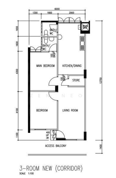 214 Tampines Street 23, 214 Tampines Street 23, 2 Bedrooms, 721 sqft, HDB Flat For Sale, by Zen Neo, 500222709 - PropertyGuru.com.sg