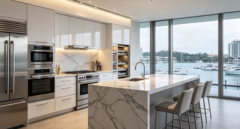 Caribbean at Keppel Bay, 46 Keppel Bay Drive, 4 Bedrooms, 6,133 sqft, Condominium For Rent, by Wendy Neo Wan Wah 梁元華, 500222753 - Kitchen - PropertyGuru.com.sg