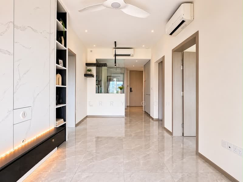 The Garden Residences, 7 Serangoon North View, 2 Bedrooms, 689 sqft, Condominium For Rent, by Sherry Goh, 500222792 - Living Room - PropertyGuru.com.sg