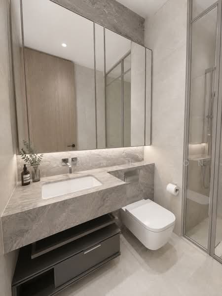 The Avenir, 8 River Valley Close, 3 Bedrooms, 1,141 sqft, Condominium For Sale, by Zaid Bin Haroon, 500222875 - Bathroom - PropertyGuru.com.sg