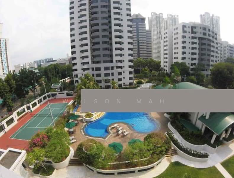 Central Green, 9 Jalan Membina, 1 Bedroom, 764 sqft, Condominium For Sale, by Wilson Mah, 500222889 - Pool view from living room - PropertyGuru.com.sg