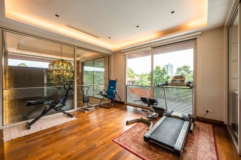 Modern 2 Storey Good Class Bungalow at Yarwood, Yarwood Avenue, 6 Bedrooms, 9,279 sqft, Good Class Bungalow For Sale, by Roland Wong, 500222914 - Gym - PropertyGuru.com.sg