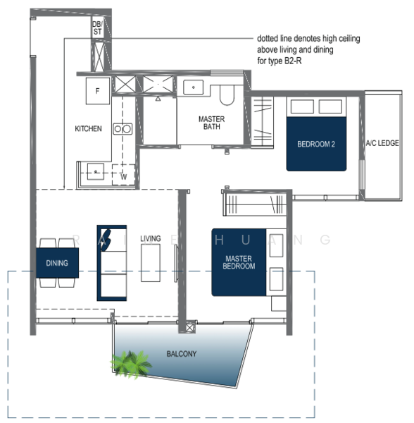 Lake Grande, 2 Jurong Lake Link, 2 Bedrooms, 667 sqft, Condominium For Sale, by Raine Huang, 500222950 - PropertyGuru.com.sg