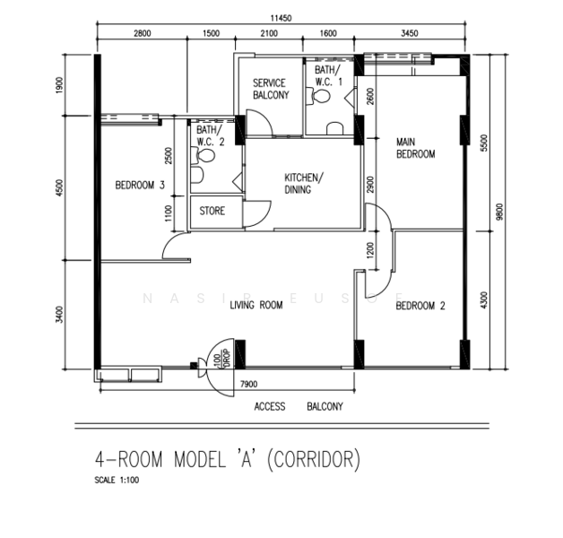 501 Jelapang Road, 501 Jelapang Road, 3 Bedrooms, 1,108 sqft, HDB Flat For Sale, by Nasir Eusof, 500222968 - PropertyGuru.com.sg