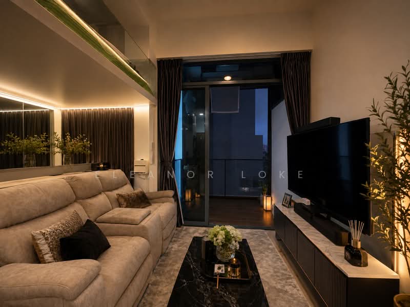 Midtown Residences, 1189 Upper Serangoon Road, 1 Bedroom, 452 sqft, Condominium For Sale, by Eleanor Loke, 500223067 - Living Room - PropertyGuru.com.sg