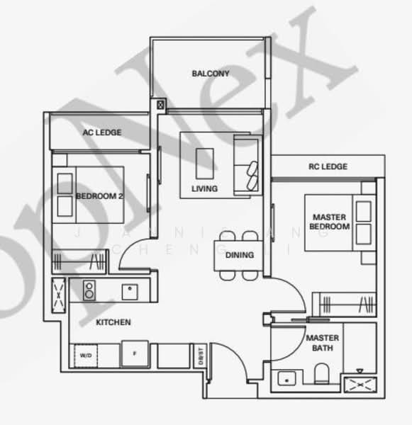 Clavon, Clementi Avenue 1, 2 Bedrooms, 678 sqft, Condominium For Rent, by Jeannie Ang Cheng Li, 500223134 - PropertyGuru.com.sg