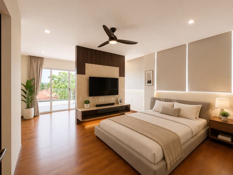 True Corner 3 Storey House, , 6 Bedrooms, 4,600 sqft, Corner Terrace For Sale, by Clifton Liang, 500223202 - Master Bedroom - PropertyGuru.com.sg