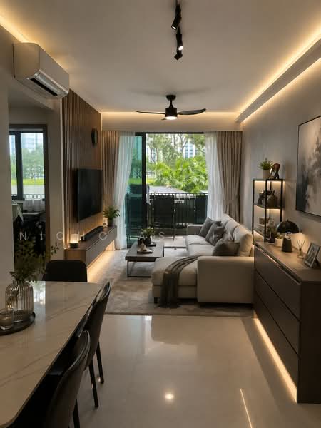 Treasure at Tampines, 11 Tampines Lane, Pasir Ris / Tampines, 2 Bedrooms, 678 sqft, Condominium For Sale, by Nicholas Lim JC, 500223254 - Living Room - PropertyGuru.com.sg