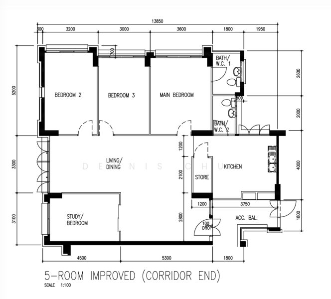 466 Hougang Avenue 8, 466 Hougang Avenue 8, 3 Bedrooms, 1,334 sqft, HDB Flat For Sale, by Dennis Chua, 500223291 - PropertyGuru.com.sg