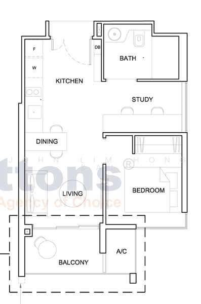 High Park Residences, 31 Fernvale Road, 1 Bedroom, 452 sqft, Condominium For Rent, by John Lim Hong Kai, 500223330 - PropertyGuru.com.sg