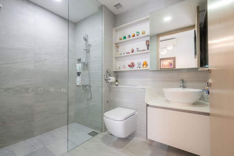 High Park Residences, 31 Fernvale Road, 1 Bedroom, 452 sqft, Condominium For Rent, by John Lim Hong Kai, 500223330 - Bathroom - PropertyGuru.com.sg