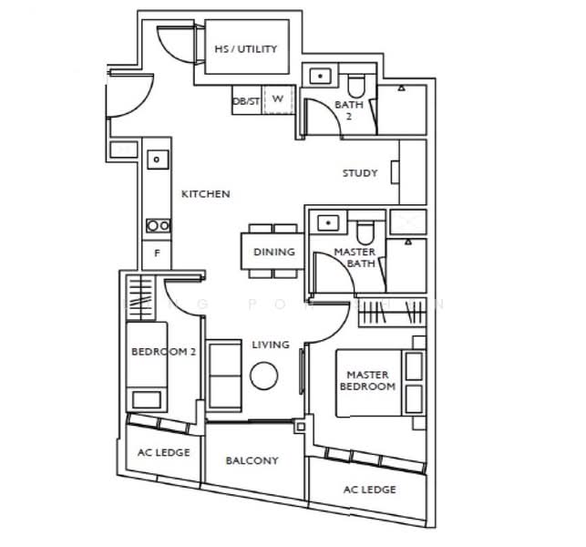 Affordable Freehold Gem | Move In Ready, , 2 Bedrooms, 732 sqft, Apartment For Sale, by Ling Poh Shen, 500223345 - PropertyGuru.com.sg
