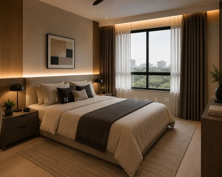 Affordable Freehold Gem | Move In Ready, , 2 Bedrooms, 732 sqft, Apartment For Sale, by Ling Poh Shen, 500223345 - Bedroom - PropertyGuru.com.sg