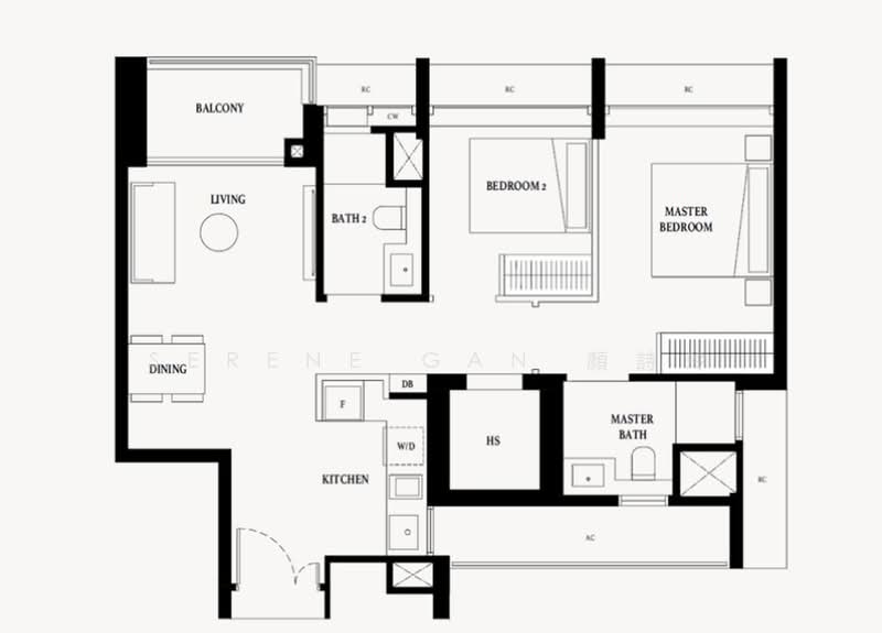 Arina East Residences, 6D Tanjong Rhu Road, East Coast / Marine Parade, 2 Bedrooms, 797 sqft, Condominium For Sale, by Serene Gan 顏詩玲, 500223352 - PropertyGuru.com.sg