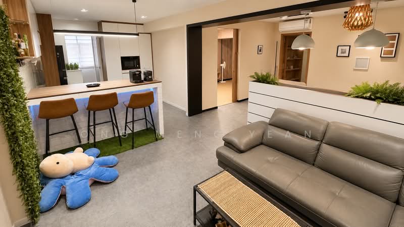 452 Hougang Avenue 10, 452 Hougang Avenue 10, 2 Bedrooms, 1,119 sqft, HDB Flat For Sale, by Ong Meng Yean, 500223353 - Living Room - PropertyGuru.com.sg