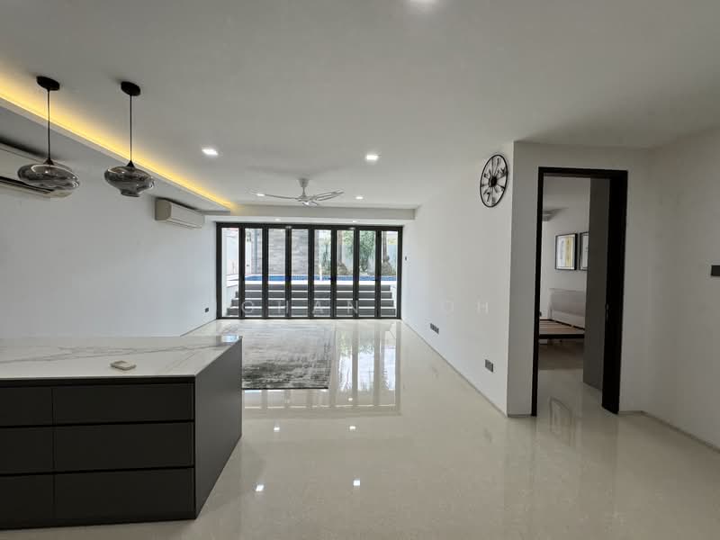 Seletar Hills Estate | Almost New Bungalow | Lift and EV ready, Seletar Hills Estate Kasai Road Saraca Road Neram Road, 7 Bedrooms, 8,000 sqft, Detached House For Sale, by Johan Koh, 500223408 - Living Room - PropertyGuru.com.sg