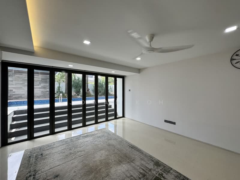 Seletar Hills Estate | Almost New Bungalow | Lift and EV ready, Seletar Hills Estate Kasai Road Saraca Road Neram Road, 7 Bedrooms, 8,000 sqft, Detached House For Sale, by Johan Koh, 500223408 - Living Room - PropertyGuru.com.sg