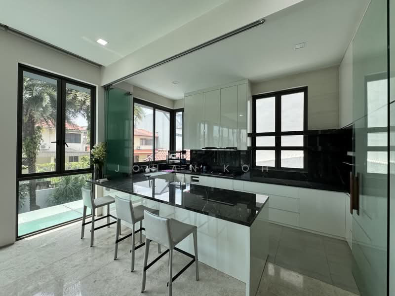 Seletar Hills Estate | Almost New Bungalow | Lift and EV ready, Seletar Hills Estate Kasai Road Saraca Road Neram Road, 7 Bedrooms, 8,000 sqft, Detached House For Sale, by Johan Koh, 500223408 - Kitchen - PropertyGuru.com.sg