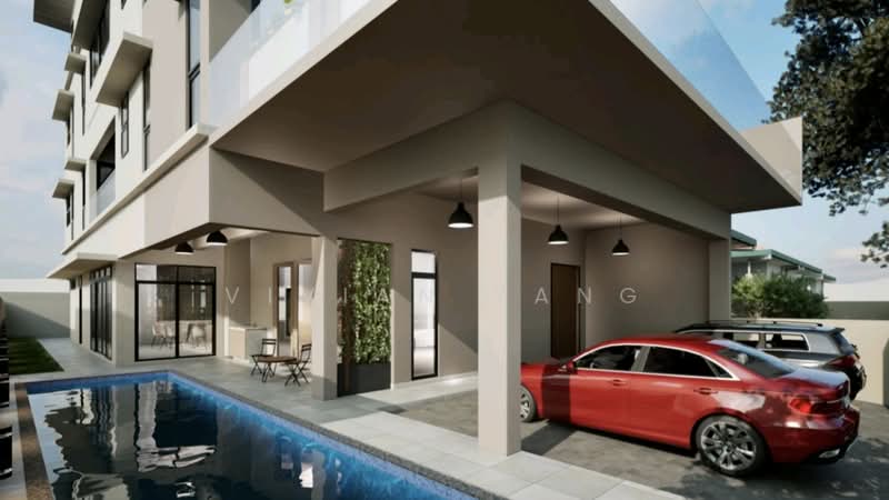 Brand New Detached House with Swimming Pool, Home Lift and Attic, , 8 Bedrooms, 8,376 sqft, Semi-Detached House For Sale, by Vivian Yang, 500223458 - Exterior - PropertyGuru.com.sg