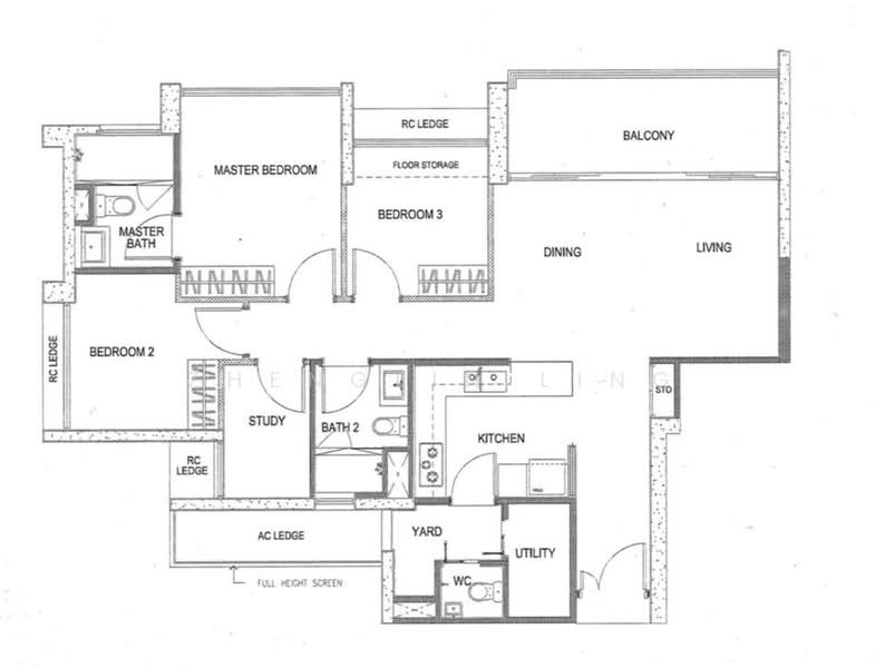 H2O Residences, 38 Fernvale Link, 3 Bedrooms, 1,227 sqft, Condominium For Sale, by Zhenglin Ling, 500223480 - PropertyGuru.com.sg