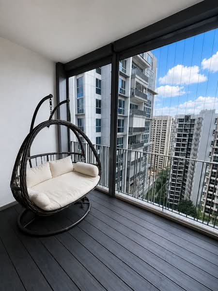 H2O Residences, 38 Fernvale Link, 3 Bedrooms, 1,227 sqft, Condominium For Sale, by Zhenglin Ling, 500223480 - Balcony - PropertyGuru.com.sg