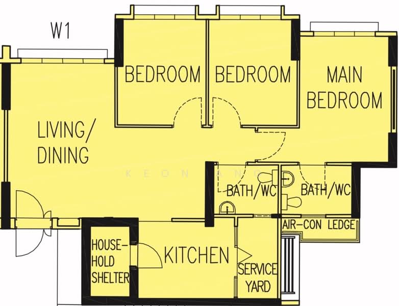 502D Yishun Street 51, 502D Yishun Street 51, 3 Bedrooms, 990 sqft, HDB Flat For Sale, by Keon Ang, 500223499 - PropertyGuru.com.sg