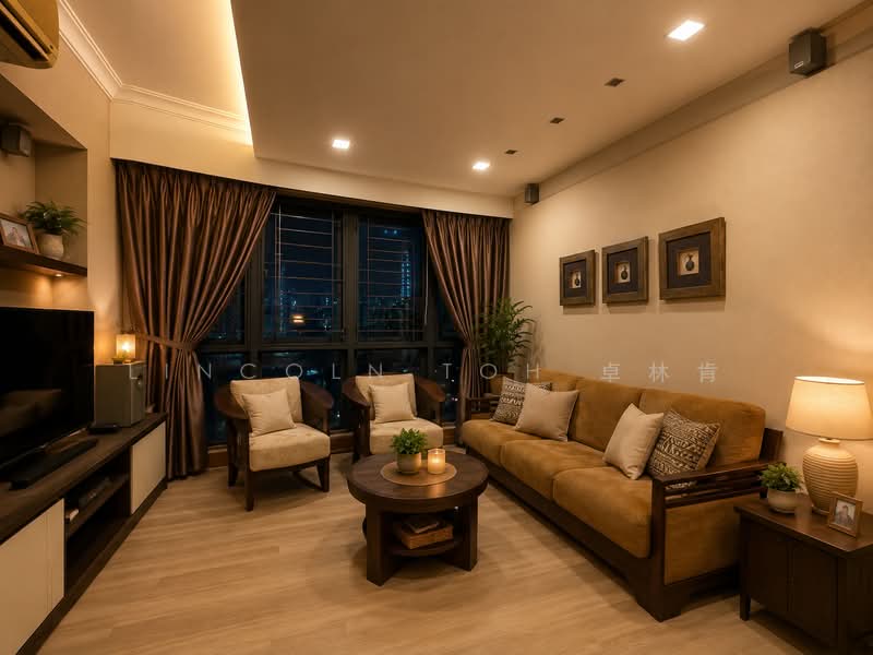 Tanglin View, 150 Prince Charles Crescent, 3 Bedrooms, 1,141 sqft, Condominium For Sale, by Lincoln Toh 卓林肯, 500223536 - Living Room - PropertyGuru.com.sg