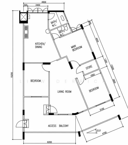 637 Ang Mo Kio Avenue 6, 637 Ang Mo Kio Avenue 6, 3 Bedrooms, 990 sqft, HDB Flat For Sale, by Liew Derrick, 500223560 - PropertyGuru.com.sg