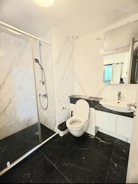 Sophia Hills, 9 Mount Sophia, 1 Bedroom, 570 sqft, Condominium For Rent, by Jeremy Li, 500223564 - Bathroom - PropertyGuru.com.sg