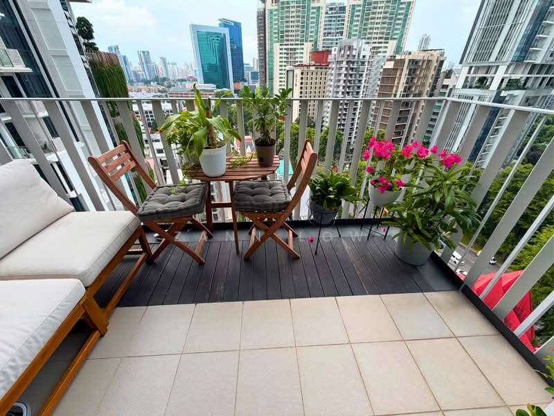 L'VIV, 23 Newton Road, 1 Bedroom, 614 sqft, Condominium For Sale, by Zann Low, 500223579 - Balcony - PropertyGuru.com.sg