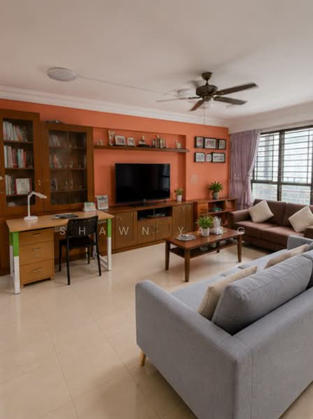 196 Rivervale Drive, 196 Rivervale Drive, 3 Bedrooms, 1,195 sqft, HDB Flat For Sale, by Shawn Yang, 500223590 - Living Room - PropertyGuru.com.sg