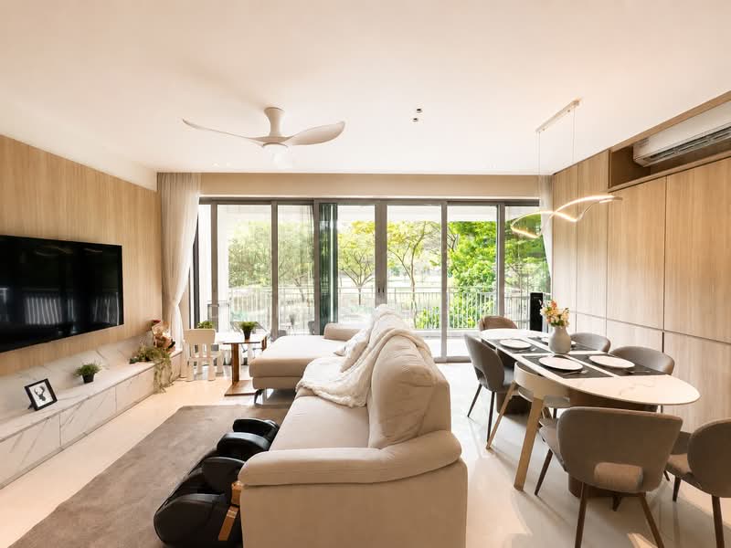 ClementiWoods Condominium, West Coast Road, 3 Bedrooms, 1,389 sqft, Condominium For Sale, by Denise Lee, 500223608 - Living Room - PropertyGuru.com.sg