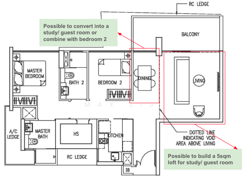 The Trilinq, 28A Jalan Lempeng, 3 Bedrooms, 1,109 sqft, Condominium For Sale, by Max Liu, 500223625 - PropertyGuru.com.sg