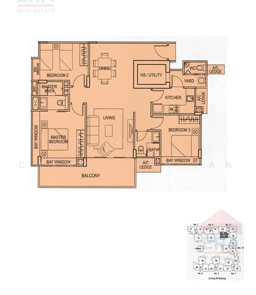 Atrium Residences, 11 Lorong 28 Geylang, 3 Bedrooms, 1,227 sqft, Apartment For Sale, by Cheng Hoon Tan, 500223628 - PropertyGuru.com.sg