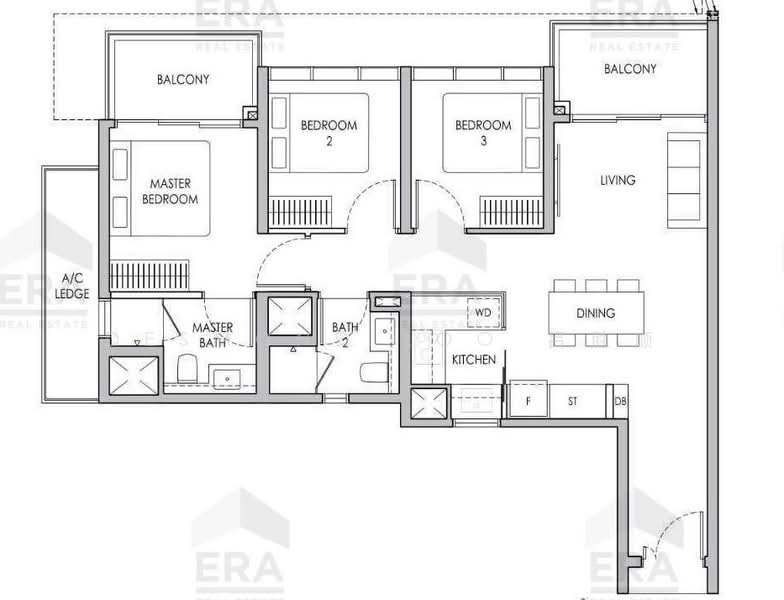 Sengkang Grand Residences, 74 Compassvale Bow, Hougang / Punggol / Sengkang, 3 Bedrooms, 936 sqft, Condominium For Sale, by Desmond Loo 吕胜顺, 500223665 - PropertyGuru.com.sg