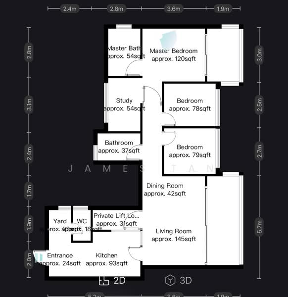 The Landmark, 173 Chin Swee Road, 3 Bedrooms, 1,141 sqft, Condominium For Rent, by James Tan, 500223669 - PropertyGuru.com.sg